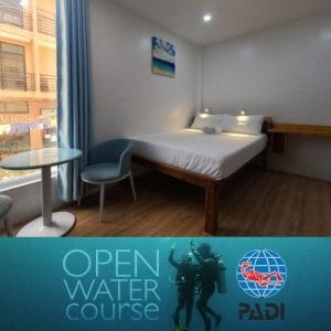 Open Water Diver + 4D/3N Double Room Street View (El Nido)